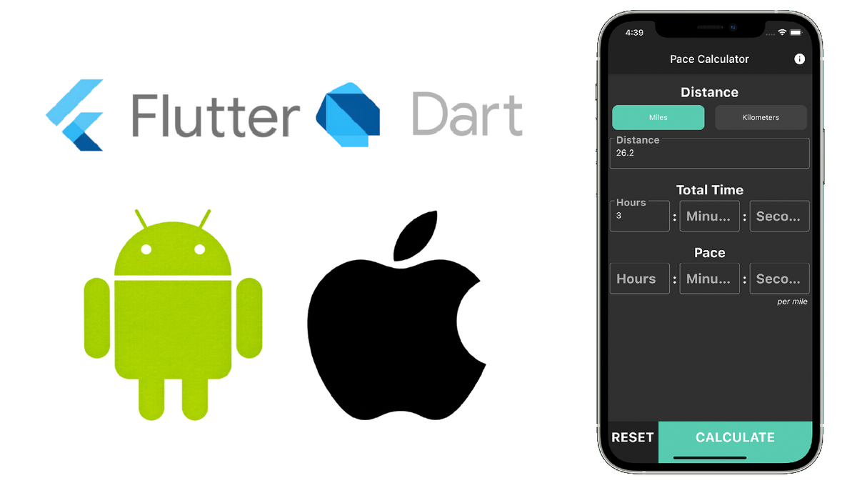 Super Pace Calculator! My Latest Flutter App.